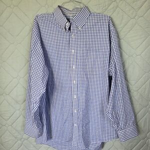 Kirkland Signature Men's Traditional Fit Dress Shirt, Plaid Sz 34/35